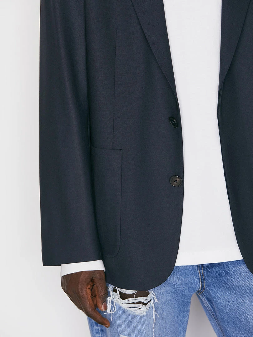 Discount π€© Frame-denim Unstructured Wool Blazer -- Dark Navy Men 𧨠5 Frame-denim Unstructured Wool Blazer -- Dark Navy Men