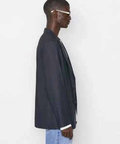 Discount π€© Frame-denim Unstructured Wool Blazer -- Dark Navy Men 𧨠10 Frame-denim Unstructured Wool Blazer -- Dark Navy Men