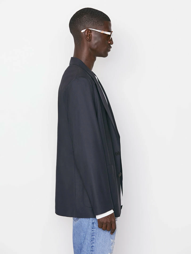 Discount π€© Frame-denim Unstructured Wool Blazer -- Dark Navy Men 𧨠4 Frame-denim Unstructured Wool Blazer -- Dark Navy Men