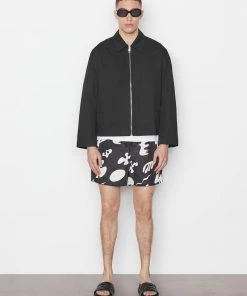 Frame-denim Summer Blouson Jacket -- Noir Men