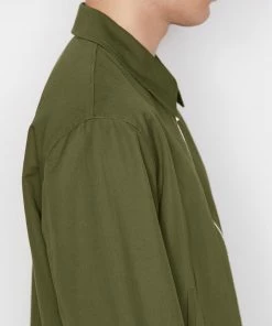 Frame-denim Summer Blouson Jacket -- Rifle Green