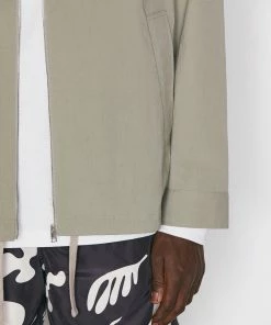 Cheap βοΈ Frame-denim Poplin Coach Jacket -- Grey Green Men π 11 Frame-denim Poplin Coach Jacket -- Grey Green Men