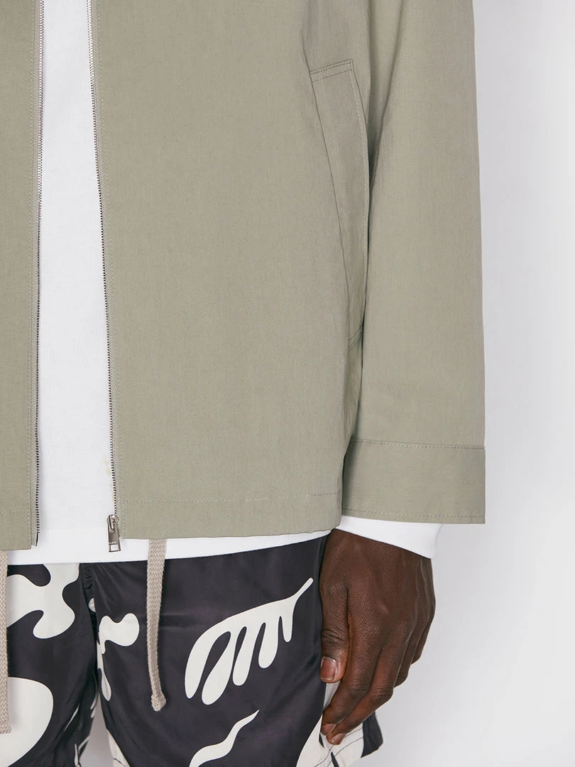 Cheap βοΈ Frame-denim Poplin Coach Jacket -- Grey Green Men π 5 Frame-denim Poplin Coach Jacket -- Grey Green Men