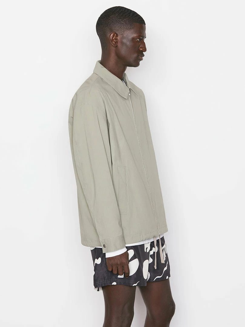 Cheap βοΈ Frame-denim Poplin Coach Jacket -- Grey Green Men π 3 Frame-denim Poplin Coach Jacket -- Grey Green Men