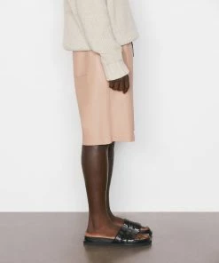 Frame-denim Bonded Leather Short -- Brick Men