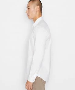 Frame-denim Stretch Poplin Shirt -- Blanc Men