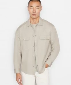 Frame-denim Frame Plaque Shirt -- Canvas Beige