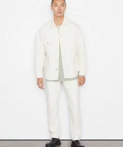 Frame-denim Modern Blocking Overshirt -- Natural Men