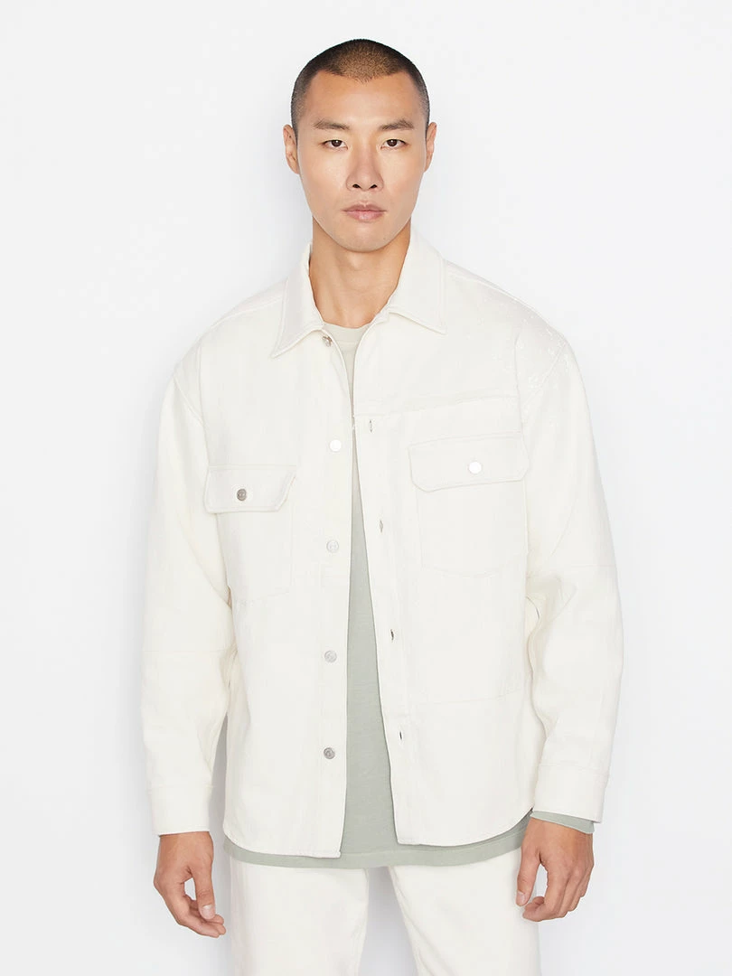 Best deal π― Frame-denim Modern Blocking Overshirt -- Natural Men π€© 1 Frame-denim Modern Blocking Overshirt -- Natural Men