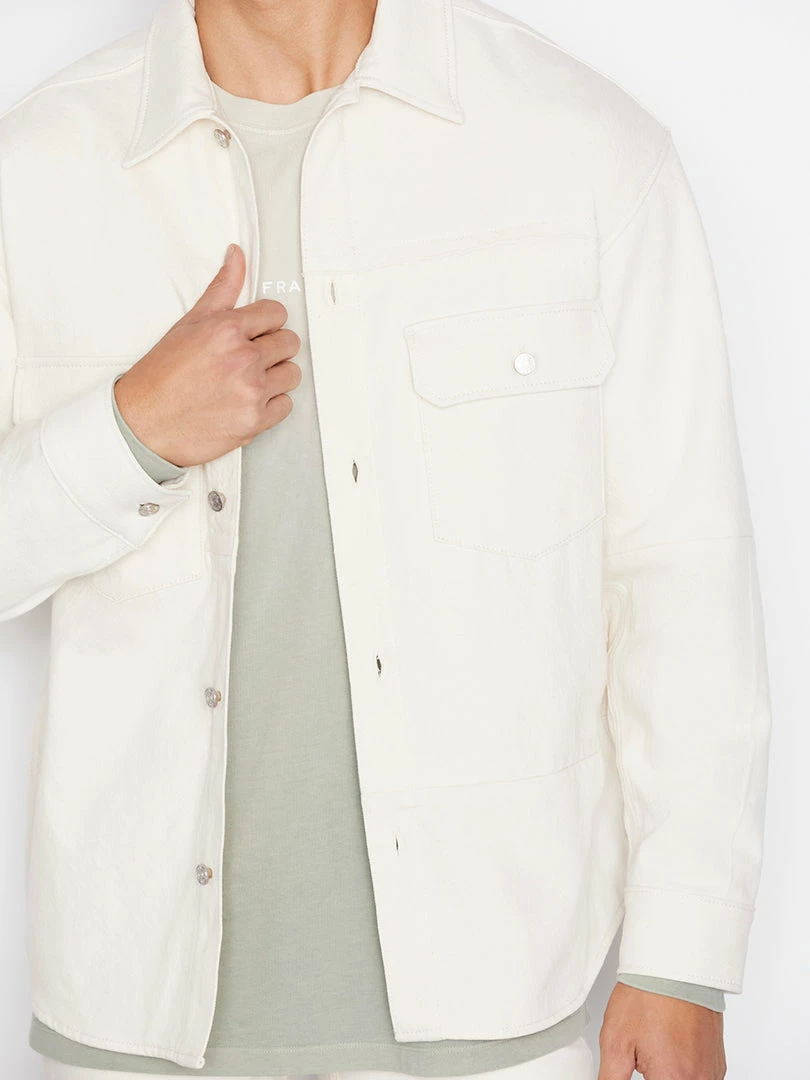 Best deal π― Frame-denim Modern Blocking Overshirt -- Natural Men π€© 3 Frame-denim Modern Blocking Overshirt -- Natural Men