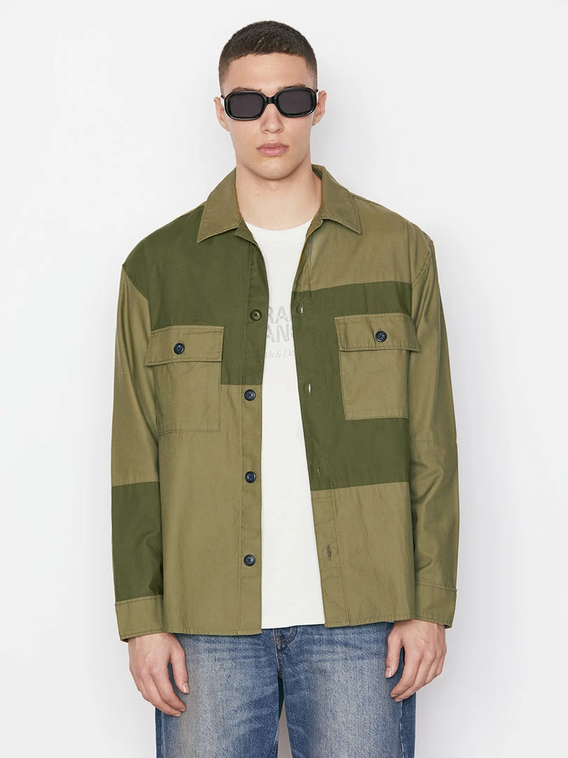 Cheapest π Frame-denim Tonal Patchwork π Shirt -- Rifle Green Men π₯° 1 Frame-denim Tonal Patchwork Shirt -- Rifle Green Men
