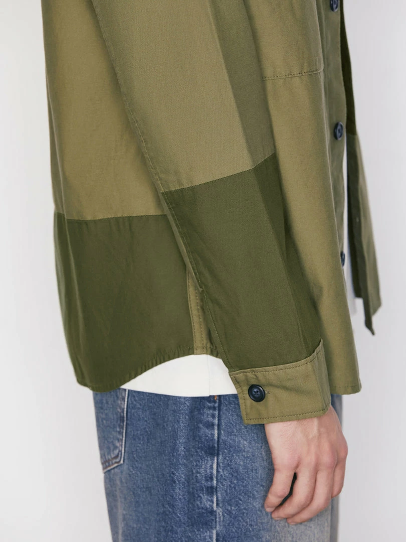Cheapest π Frame-denim Tonal Patchwork π Shirt -- Rifle Green Men π₯° 5 Frame-denim Tonal Patchwork Shirt -- Rifle Green Men