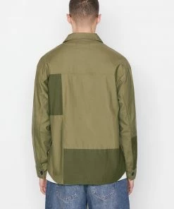 Cheapest π Frame-denim Tonal Patchwork π Shirt -- Rifle Green Men π₯° 13 Frame-denim Tonal Patchwork Shirt -- Rifle Green Men
