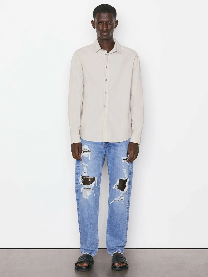 Cheap π Frame-denim Classic Poplin π Shirt -- Grey Green Men π 2 Frame-denim Classic Poplin Shirt -- Grey Green Men