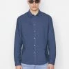 Frame-denim Classic Poplin Shirt -- Navy Men