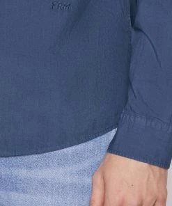 Budget βοΈ Frame-denim Classic Poplin π Shirt -- Navy Men β¨ 10 Frame-denim Classic Poplin Shirt -- Navy Men