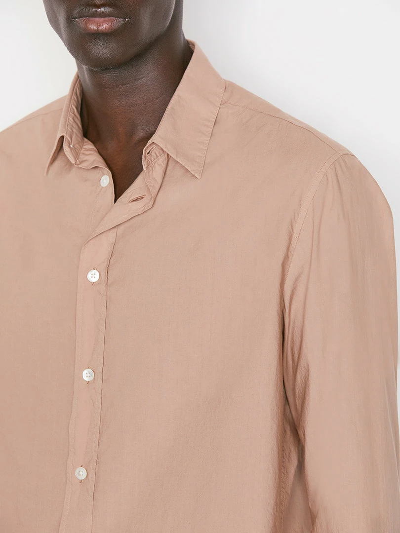 New π Frame-denim Classic Poplin π Shirt -- Powder Brick Men β 4 Frame-denim Classic Poplin Shirt -- Powder Brick Men