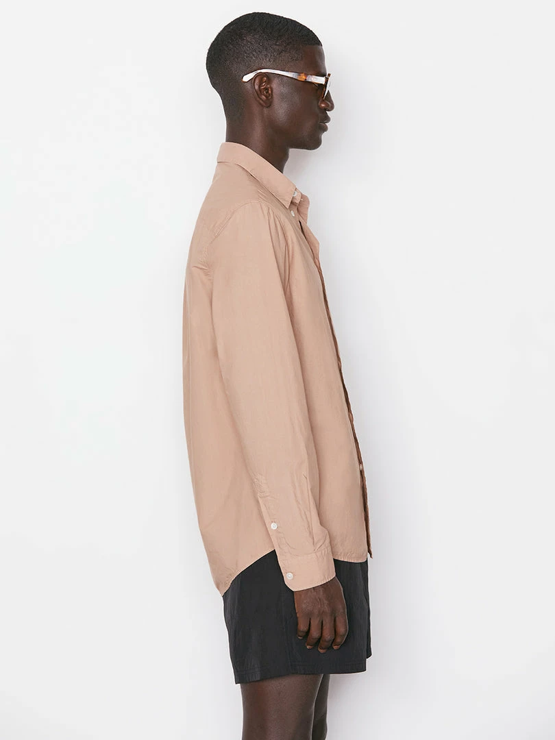 New π Frame-denim Classic Poplin π Shirt -- Powder Brick Men β 5 Frame-denim Classic Poplin Shirt -- Powder Brick Men