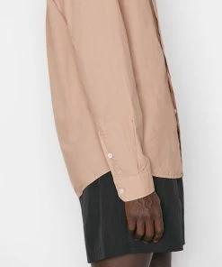 New π Frame-denim Classic Poplin π Shirt -- Powder Brick Men β 14 Frame-denim Classic Poplin Shirt -- Powder Brick Men