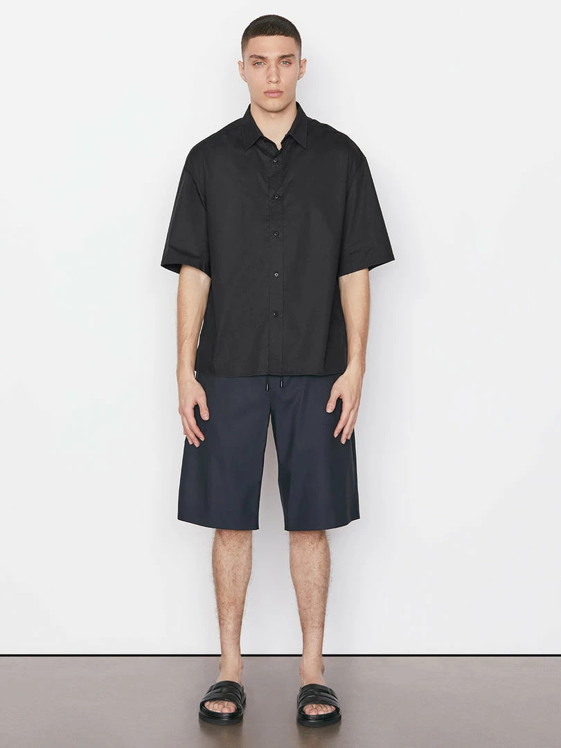Deals β Frame-denim Short Sleeve Oversized π Shirt -- Noir Men π― 2 Frame-denim Short Sleeve Oversized Shirt -- Noir Men