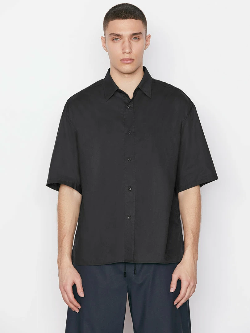 Deals β Frame-denim Short Sleeve Oversized π Shirt -- Noir Men π― 1 Frame-denim Short Sleeve Oversized Shirt -- Noir Men