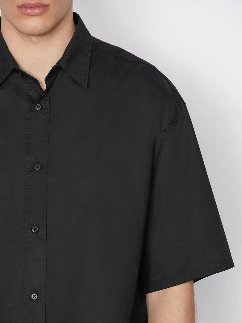 Deals β Frame-denim Short Sleeve Oversized π Shirt -- Noir Men π― 3 Frame-denim Short Sleeve Oversized Shirt -- Noir Men