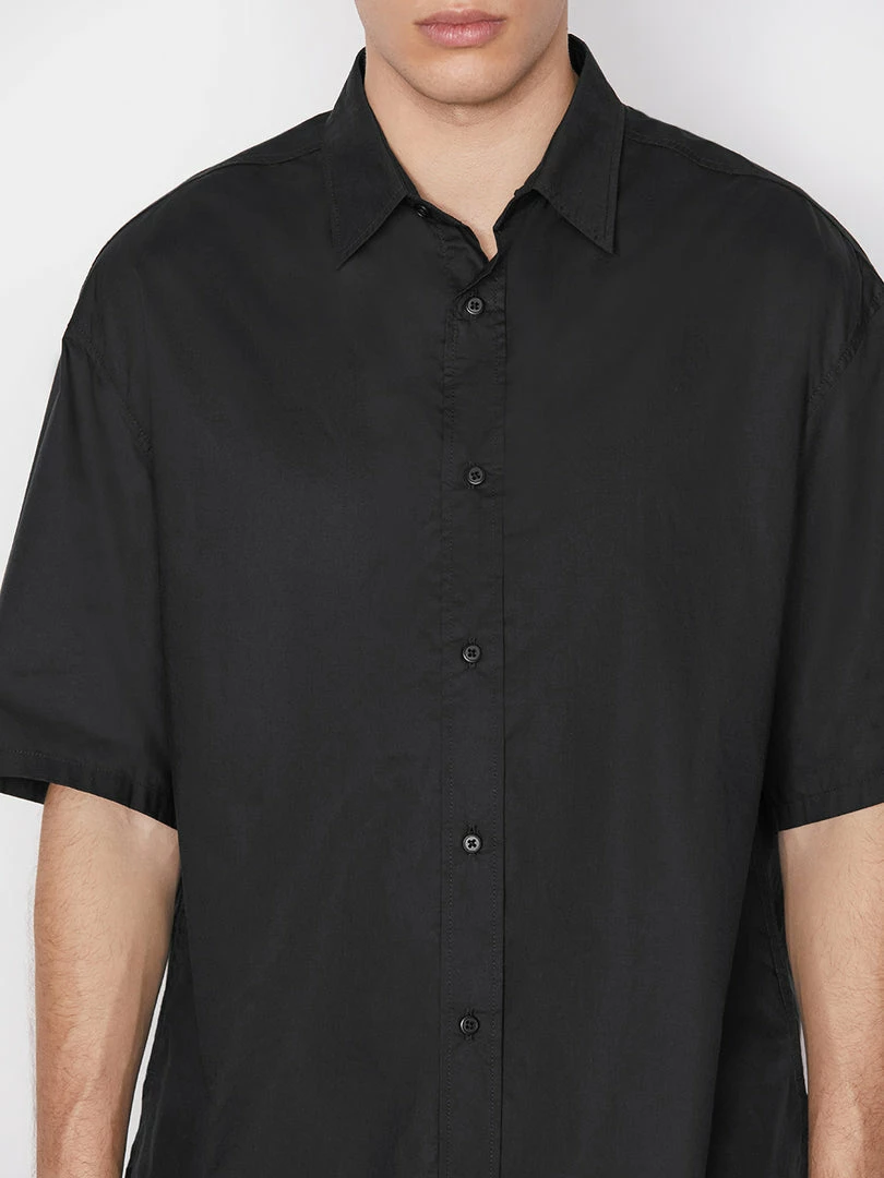 Deals β Frame-denim Short Sleeve Oversized π Shirt -- Noir Men π― 10 Frame-denim Short Sleeve Oversized Shirt -- Noir Men