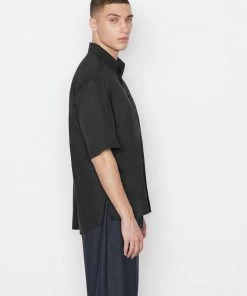 Deals β Frame-denim Short Sleeve Oversized π Shirt -- Noir Men π― 14 Frame-denim Short Sleeve Oversized Shirt -- Noir Men