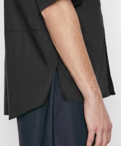 Deals β Frame-denim Short Sleeve Oversized π Shirt -- Noir Men π― 13 Frame-denim Short Sleeve Oversized Shirt -- Noir Men