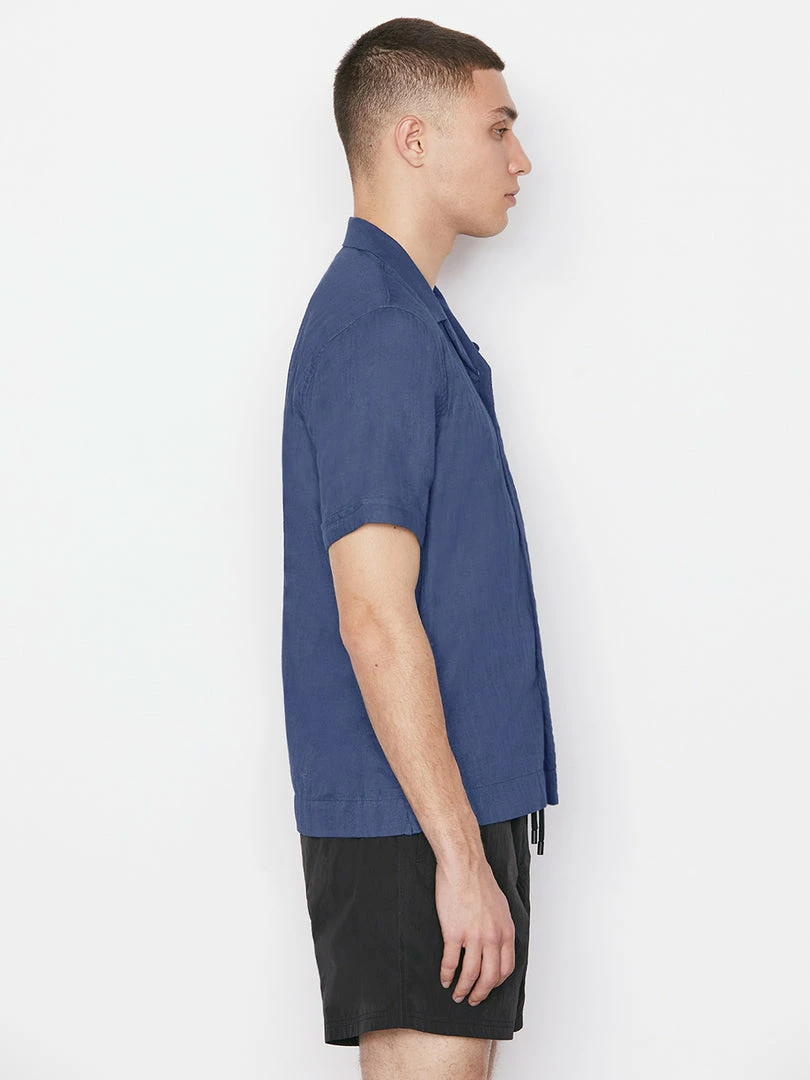 Best deal π Frame-denim Men Short Sleeve Camp Collar π Shirt -- Navy π 4 Frame-denim Men Short Sleeve Camp Collar Shirt -- Navy