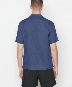 Best deal π Frame-denim Men Short Sleeve Camp Collar π Shirt -- Navy π 13 Frame-denim Men Short Sleeve Camp Collar Shirt -- Navy