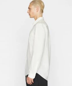 Frame-denim Men Classic Poplin Shirt -- Blanc