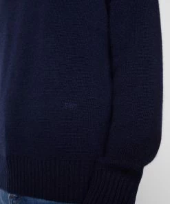 Frame-denim The Cashmere Crewneck Sweater -- Navy