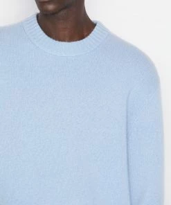 Frame-denim The Cashmere Crewneck Sweater -- Powder Blue Men