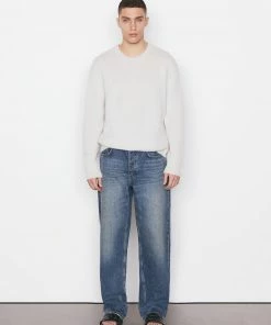 Frame-denim The Cashmere Crewneck Sweater -- Milk Men
