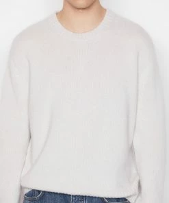 Frame-denim The Cashmere Crewneck Sweater -- Milk Men