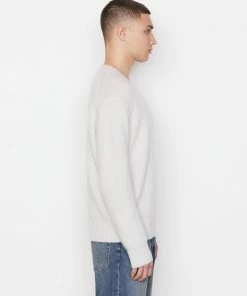 Frame-denim The Cashmere Crewneck Sweater -- Milk Men