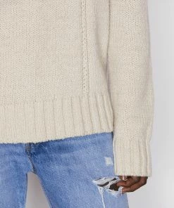 Frame-denim Men Crewneck Sweater -- Milk Beige