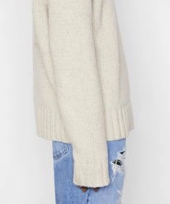 Frame-denim Men Crewneck Sweater -- Milk Beige