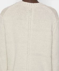 Frame-denim Men Crewneck Sweater -- Milk Beige