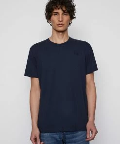 Frame-denim Men Frame Logo Tee -- Navy