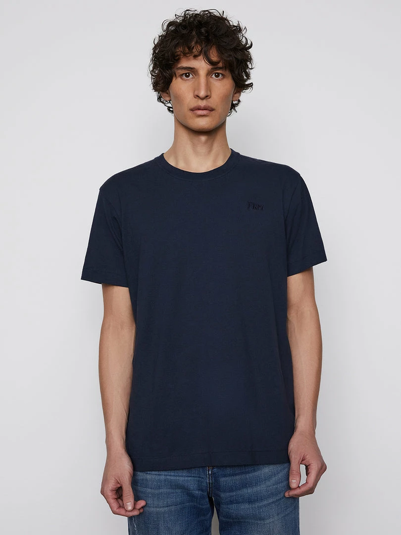 Outlet π Frame-denim Men Frame Logo Tee -- Navy π 1 Frame-denim Men Frame Logo Tee -- Navy