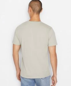 Brand new π Frame-denim Frame Logo Tee -- Canvas Beige 𧨠9 Frame-denim Frame Logo Tee -- Canvas Beige