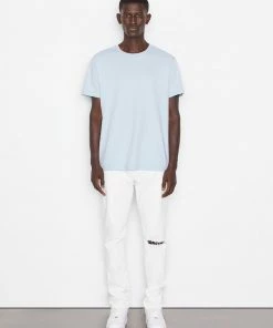 Frame-denim Men Frame Logo Tee -- Powder Blue