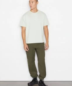 Frame-denim Frame Mini Text Print T-Shirt -- Powder Green