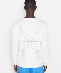 Frame-denim Men Long Sleeve Galerie Frame Text Shirt -- Blanc
