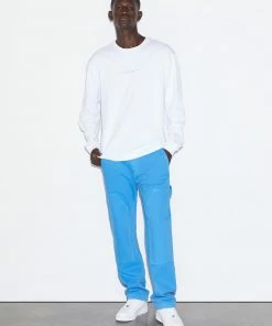 Frame-denim Men Long Sleeve Galerie Frame Text Shirt -- Blanc