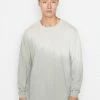 Frame-denim Long Sleeve Tie Dye T-Shirt -- Milk Beige Tie Dye Men