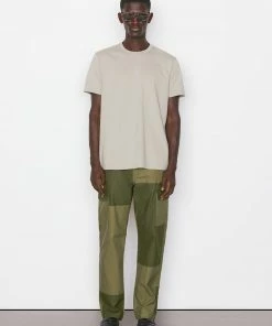 Frame-denim Frame Logo Tee -- Grey Green