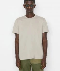 Frame-denim Frame Logo Tee -- Grey Green